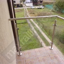 Колонка Ø42,4*2мм. - 100 см. за стъкло.  6