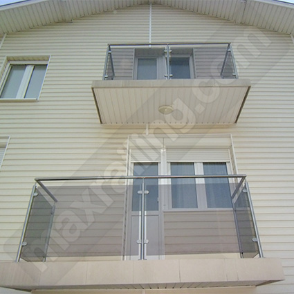 Колонка Ø42,4*2мм. - 100 см. за стъкло.  9