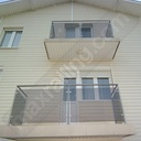 Колонка Ø42,4*2мм. - 100 см. за стъкло.  9