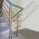 Колонка Ø42,4*2мм. - 100 см. с 4 бр. дър 4