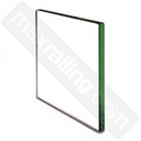 Стъклен парапет с квадратни ниски колонк 10