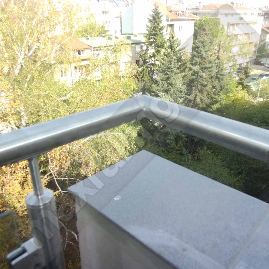 Ъгъл 90° за тръба Ø42,4х2мм. Неръждаема  9