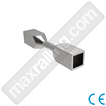[MR.4010.040] Променлив ъгъл от -90° до +90° за квадратен профил 10*10мм. Неръждаема стомана AISI 304. Сатенирана.